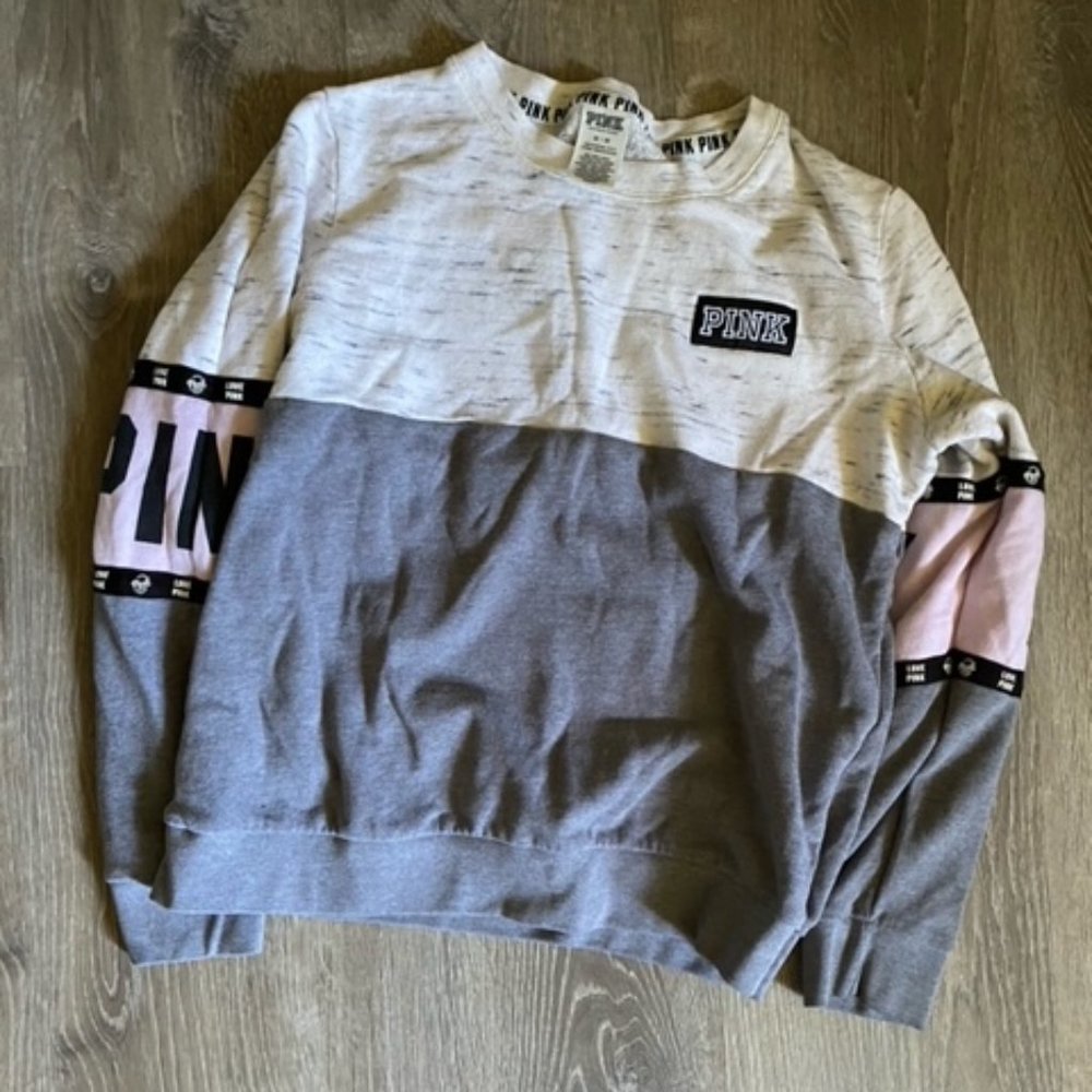 Pink crew neck size M